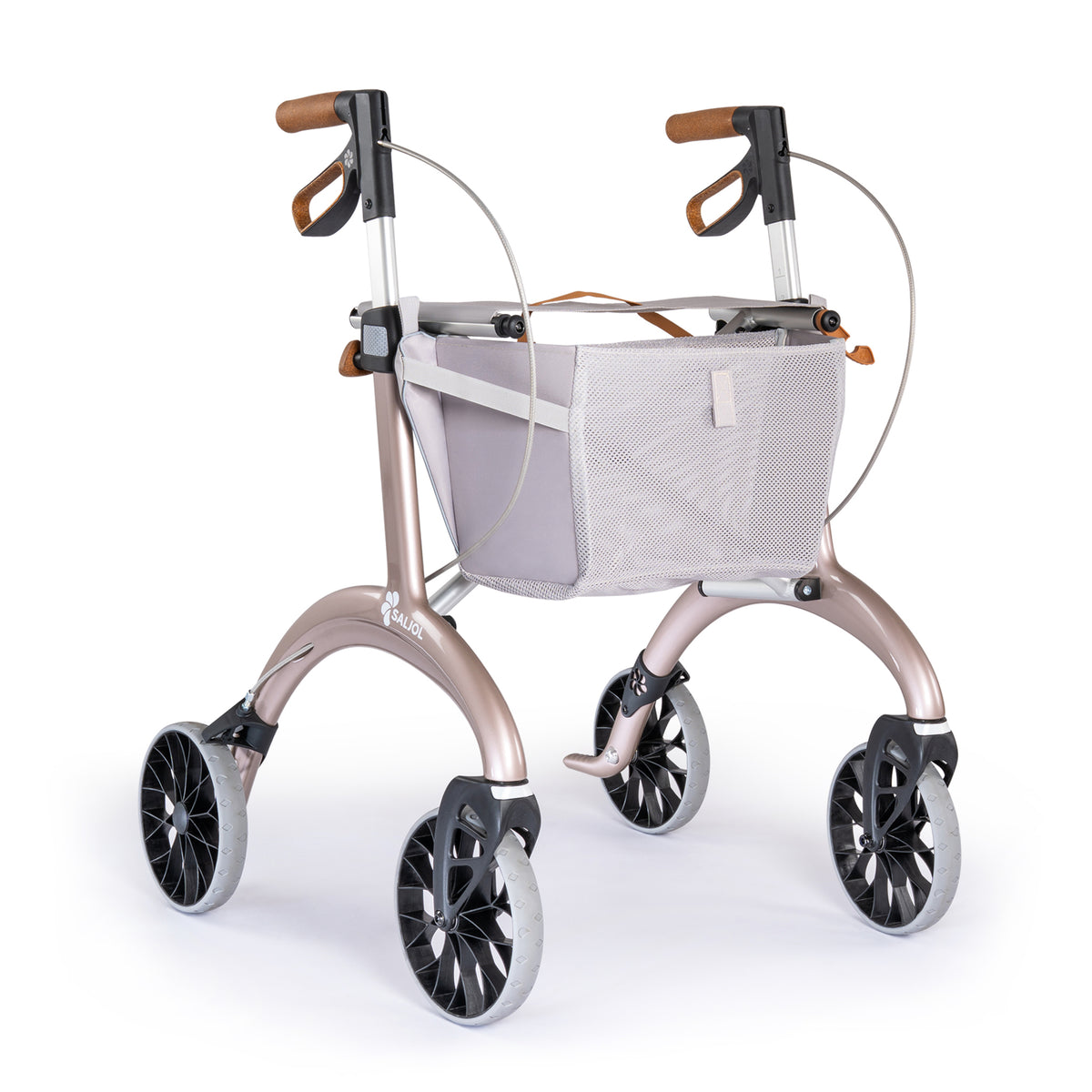 Saljol Carbon Superlight Rollator in rosegold